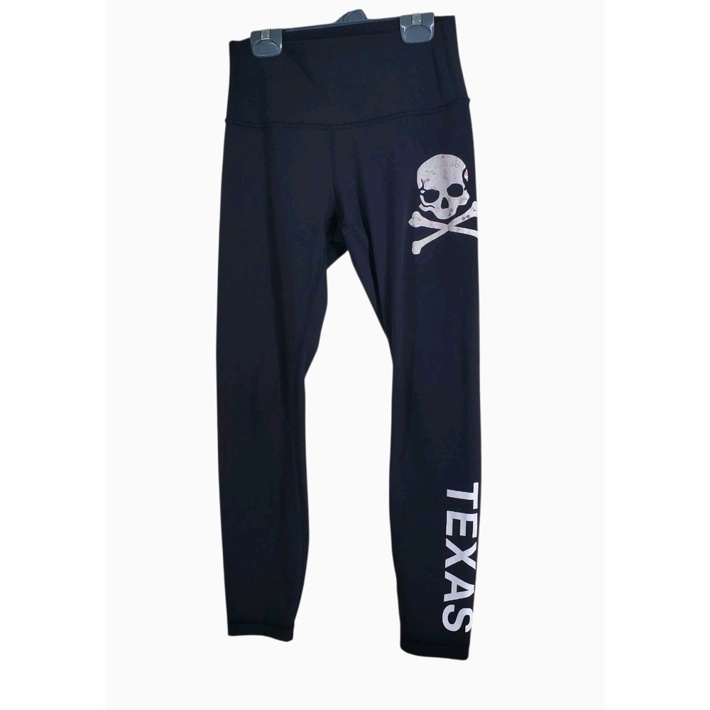 Lululemon x Skull Cycle Wunder Under Ankle Leggings  Sz 6 24-28 x25 Wu Skull